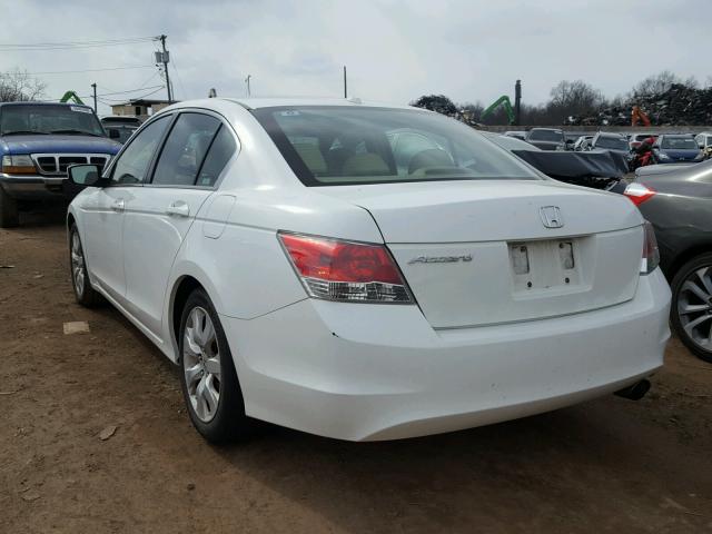 1HGCP26809A003569 - 2009 HONDA ACCORD EXL WHITE photo 3