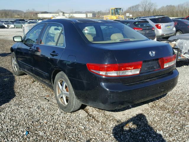 1HGCM56683A087267 - 2003 HONDA ACCORD EX BLACK photo 3