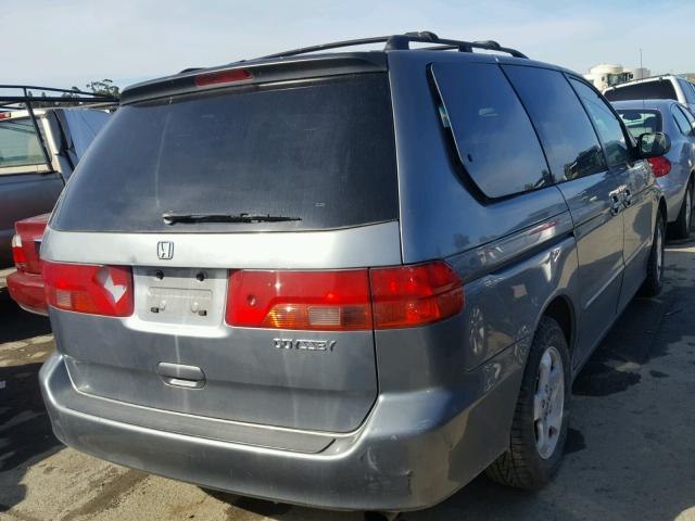 2HKRL18681H548040 - 2001 HONDA ODYSSEY EX GRAY photo 4