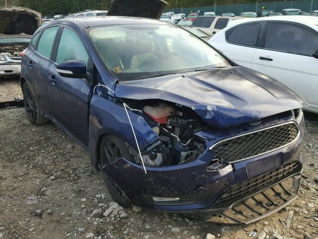 1FADP3K23GL346037 - 2016 FORD FOCUS SE BLUE photo 1