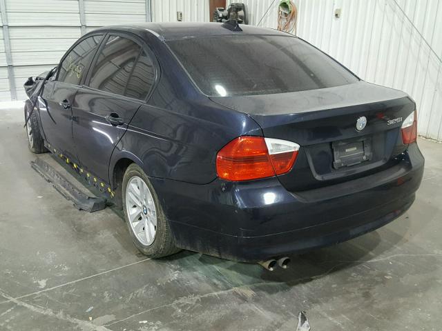 WBAVB13536KX33988 - 2006 BMW 325 I BLACK photo 3