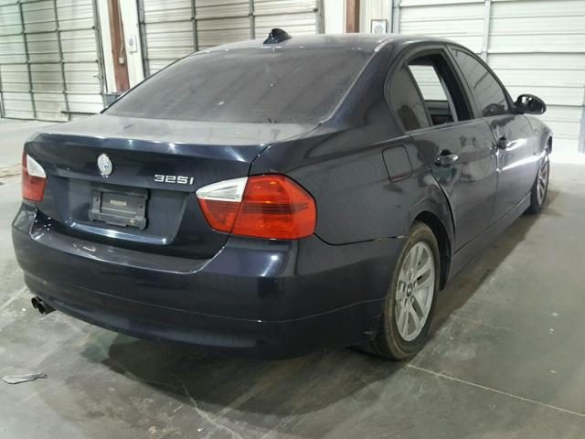 WBAVB13536KX33988 - 2006 BMW 325 I BLACK photo 4