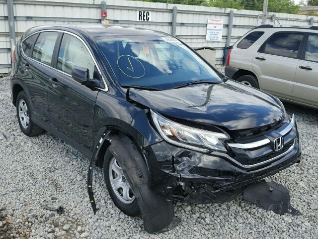 3CZRM3H34FG709430 - 2015 HONDA CR-V LX BLACK photo 1