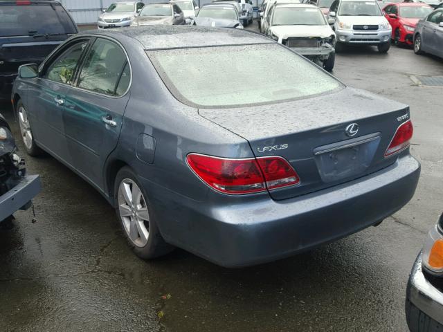 JTHBA30G055118742 - 2005 LEXUS ES 330 GRAY photo 3