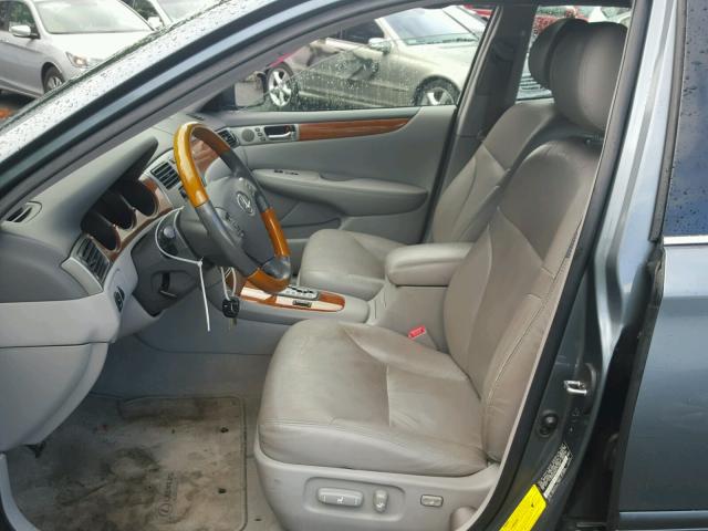 JTHBA30G055118742 - 2005 LEXUS ES 330 GRAY photo 5