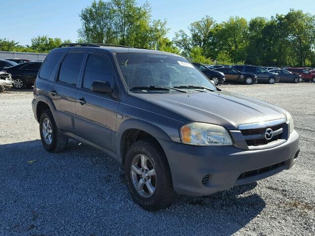 4F2YZ02Z06KM00982 - 2006 MAZDA TRIBUTE I GRAY photo 1