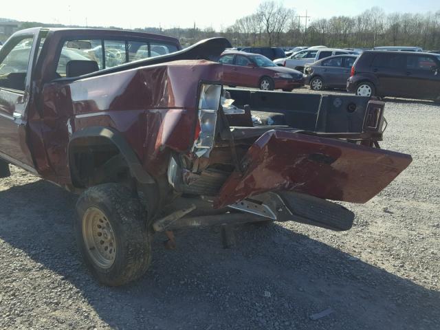 1N6SD11Y5NC332476 - 1992 NISSAN TRUCK SHOR MAROON photo 10