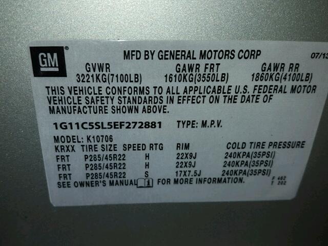 1A043644 - 2014 CHEVROLET MALIBU 1LT 棕色 照片 10