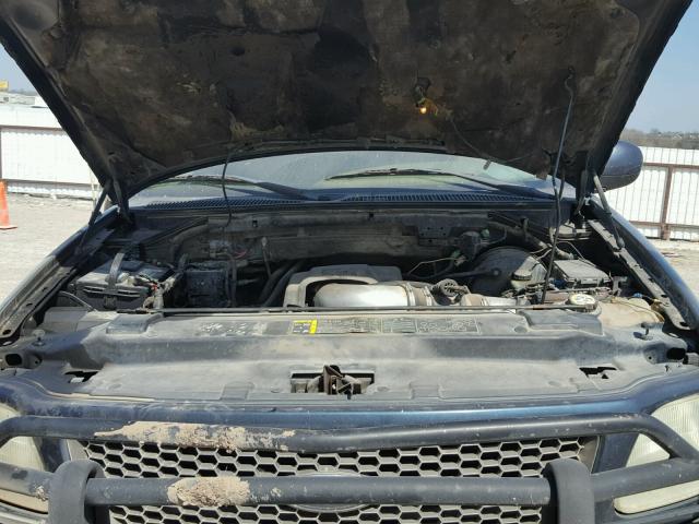 1FTRX18L12KA00037 - 2002 FORD F150 BLUE photo 7