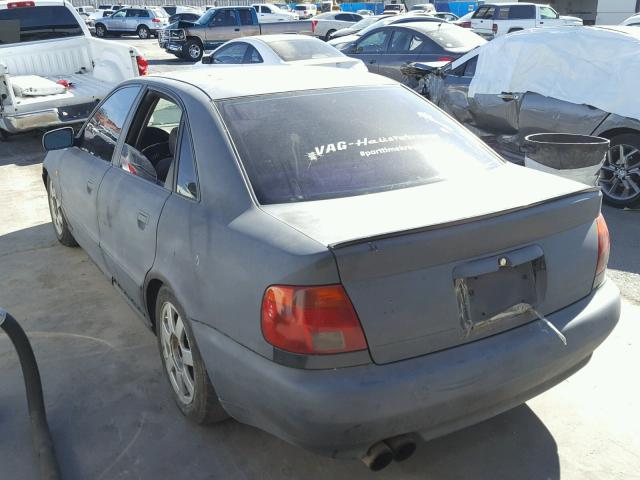 WAUBB28D8WA194475 - 1998 AUDI A4 1.8T GRAY photo 3