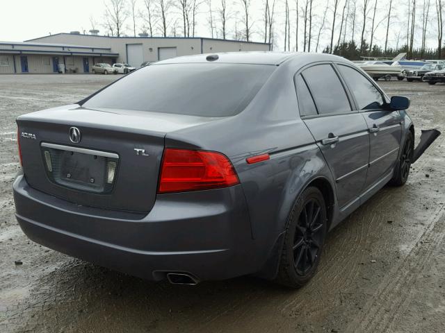 19UUA66214A052989 - 2004 ACURA TL GRAY photo 4