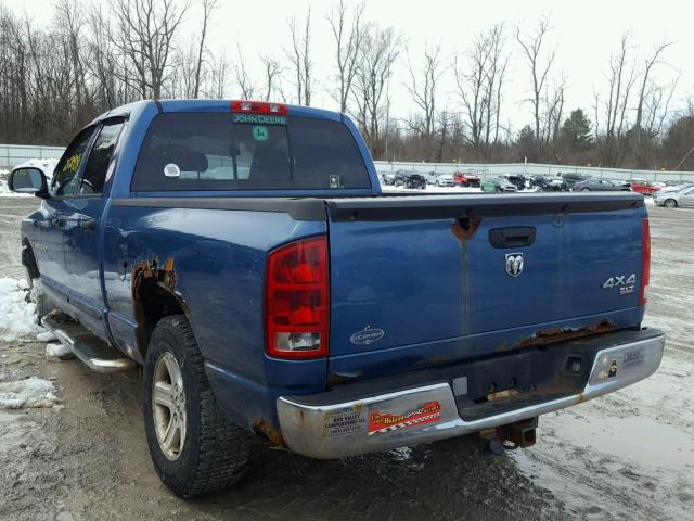 1D7HU18N06S618029 - 2006 DODGE RAM 1500 S BLUE photo 3