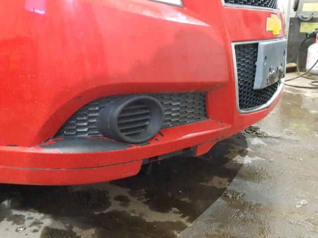 KL1TD66E49B615036 - 2009 CHEVROLET AVEO LS 红色 照片 9