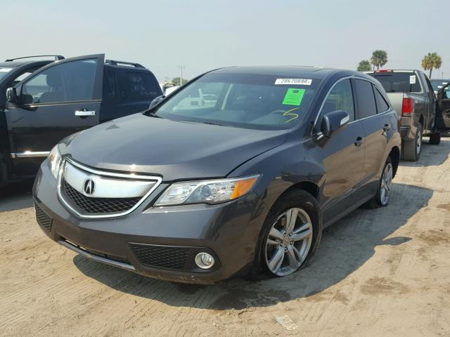 5J8TB3H51EL008706 - 2014 ACURA RDX TECHNO GRAY photo 2