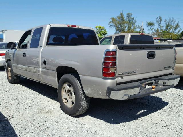 1GCEC19X75Z121369 - 2005 CHEVROLET SILVERADO BEIGE photo 3