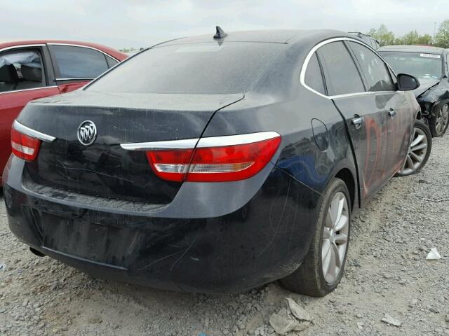 1G4PP5SK3D4166545 - 2013 BUICK VERANO BLACK photo 4