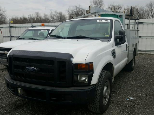 1FDSF30588EC32697 - 2008 FORD F350 SRW S WHITE photo 2