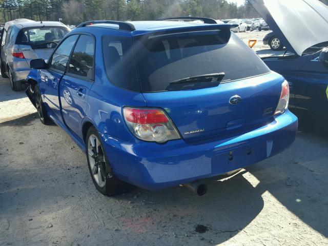 JF1GG79626G803585 - 2006 SUBARU IMPREZA WR BLUE photo 3