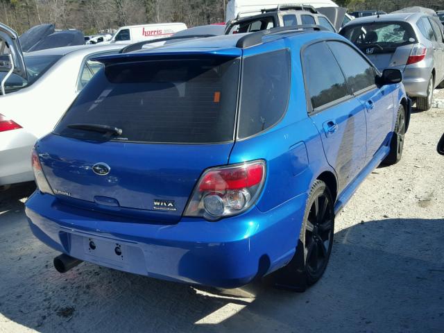 JF1GG79626G803585 - 2006 SUBARU IMPREZA WR BLUE photo 4