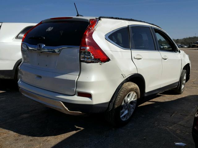 5J6RM3H72FL018810 - 2015 HONDA CR-V EXL WHITE photo 4