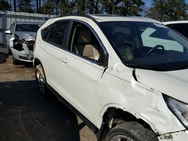 5J6RM3H72FL018810 - 2015 HONDA CR-V EXL WHITE photo 9