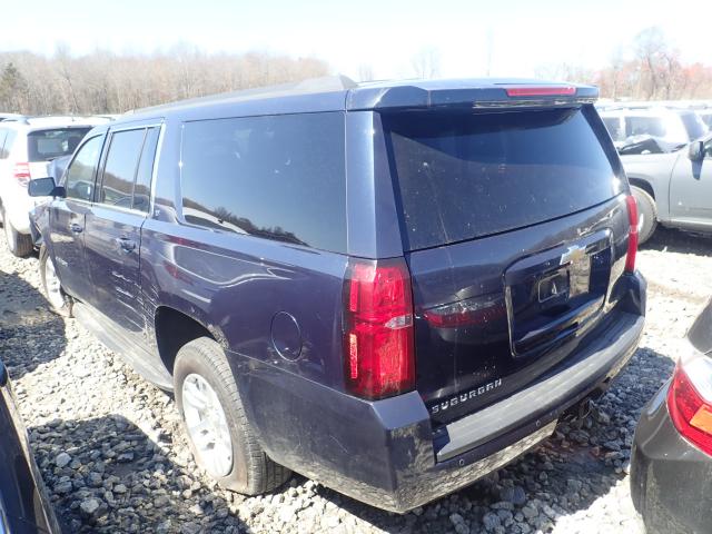 1GNSCHKC7HR204329 - 2017 CHEVROLET SUBURBAN C BLUE photo 3