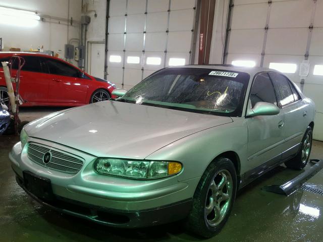 2G4WF551X21233457 - 2002 BUICK REGAL GS GRAY photo 2