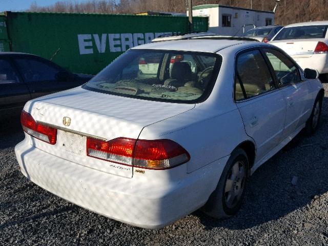 1HGCG16561A035902 - 2001 HONDA ACCORD EX WHITE photo 4