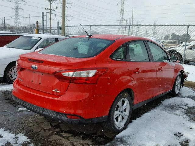 1FADP3F26DL223483 - 2013 FORD FOCUS SE RED photo 4