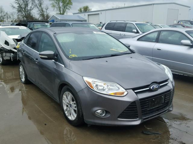 1FAHP3H27CL373275 - 2012 FORD FOCUS SEL GRAY photo 1