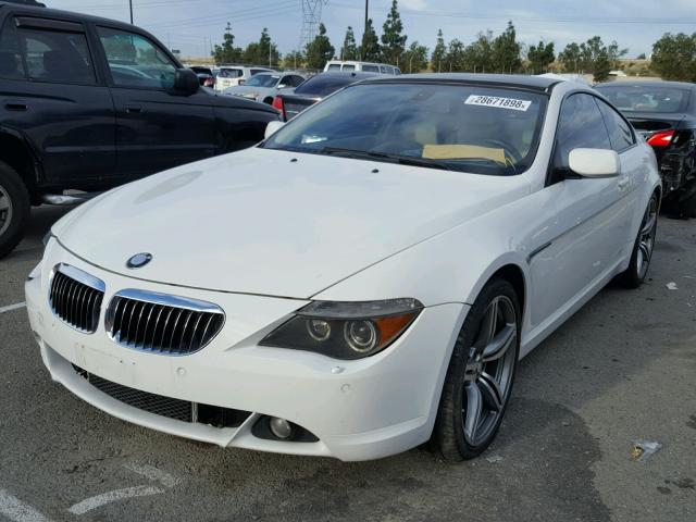 WBAEH73414B189982 - 2004 BMW 645 CI AUT WHITE photo 2