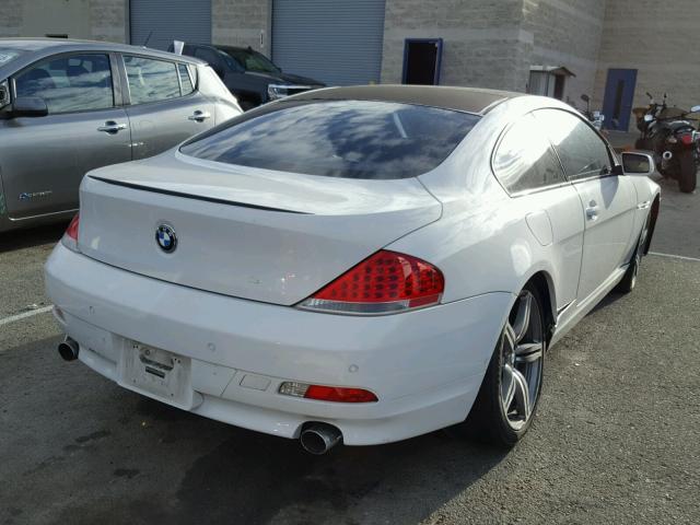 WBAEH73414B189982 - 2004 BMW 645 CI AUT WHITE photo 4