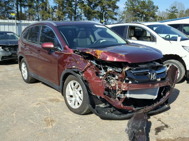 2HKRM3H70FH556657 - 2015 HONDA CR-V EXL BURGUNDY photo 1