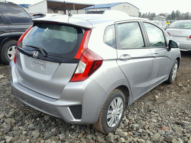 3HGGK5H53HM706850 - 2017 HONDA FIT LX SILVER photo 4