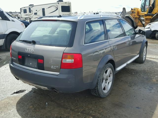 WA1YD64B32N144776 - 2002 AUDI ALLROAD GRAY photo 4