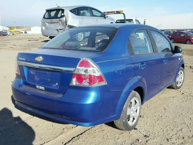 KL1TD56648B178415 - 2008 CHEVROLET AVEO BASE Mavi foto 4