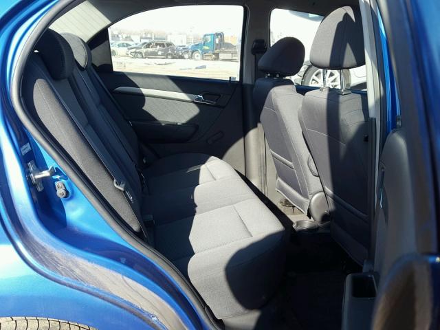 KL1TD56648B178415 - 2008 CHEVROLET AVEO BASE Mavi foto 6