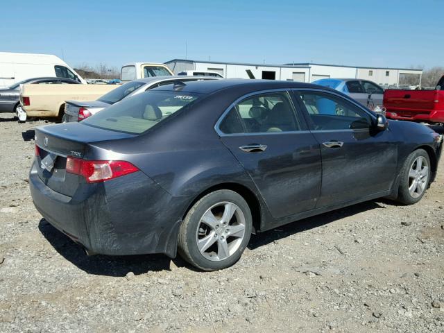 JH4CU2F65EC005207 - 2014 ACURA TSX TECH GRAY photo 4