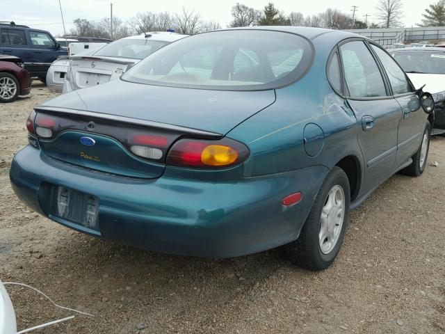 1FALP52UXVA188264 - 1997 FORD TAURUS GL GREEN photo 4