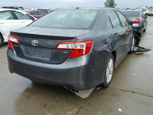 4T1BF1FK0CU052713 - 2012 TOYOTA CAMRY BASE GRAY photo 4