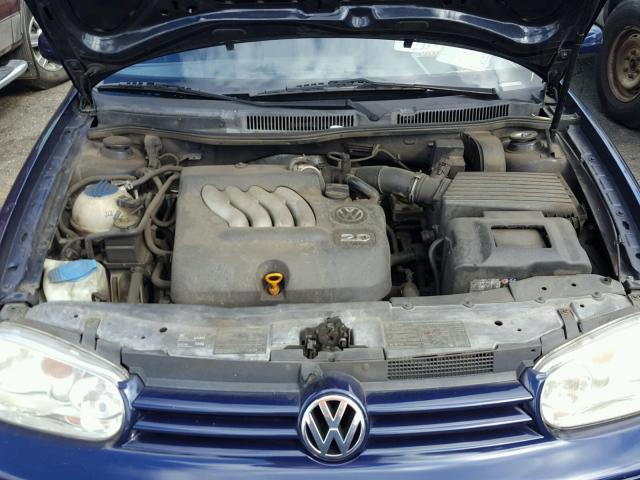 9BWFL61J964009301 - 2006 VOLKSWAGEN GOLF GL BLUE photo 7