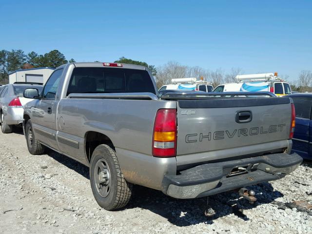 1GCEC14V61Z312040 - 2001 CHEVROLET SILVERADO BEIGE photo 3