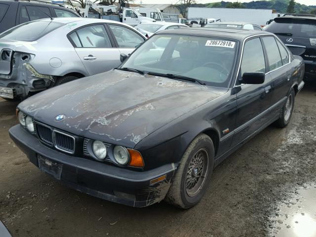 WBAHE2329SGE93636 - 1995 BMW 530 I AUTO BLACK photo 2