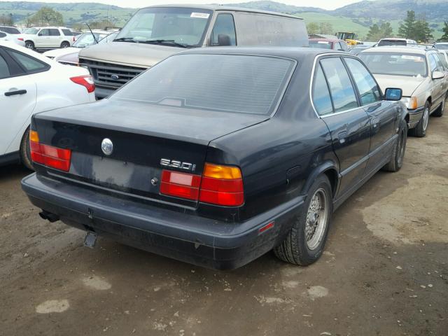 WBAHE2329SGE93636 - 1995 BMW 530 I AUTO BLACK photo 4