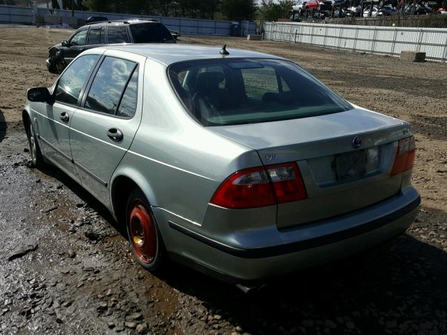 YS3ED49Z223035734 - 2002 SAAB 9-5 ARC GREEN photo 3