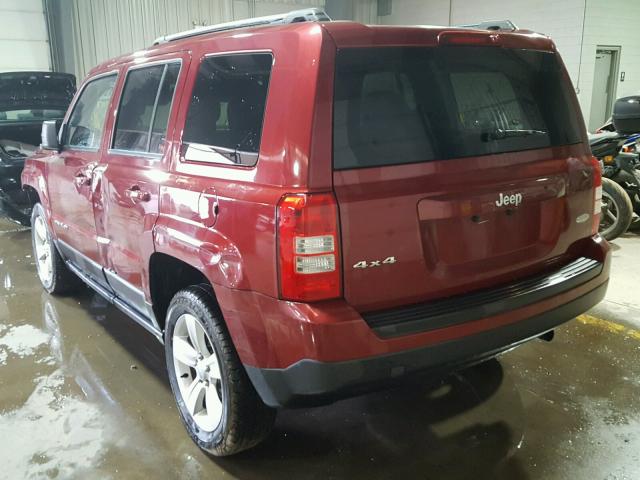 1C4NJRFB8FD189076 - 2015 JEEP PATRIOT LA BURGUNDY photo 3