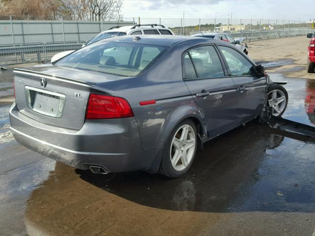 19UUA66294A051136 - 2004 ACURA TL GRAY photo 4