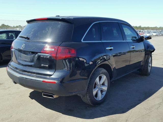 2HNYD2H47DH501215 - 2013 ACURA MDX TECHNO BLACK photo 4