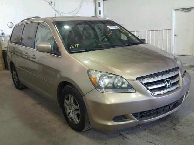 5FNRL38786B459322 - 2006 HONDA ODYSSEY EX GOLD photo 1