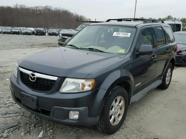 4F2CZ92ZX8KM24241 - 2008 MAZDA TRIBUTE I CHARCOAL photo 2